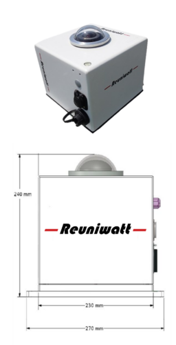 Reuniwatt Sky InSight™ infrared all-sky imager scheme