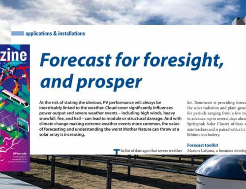 Reuniwatt in the Press: Weather Forecasting in pv magazine Global