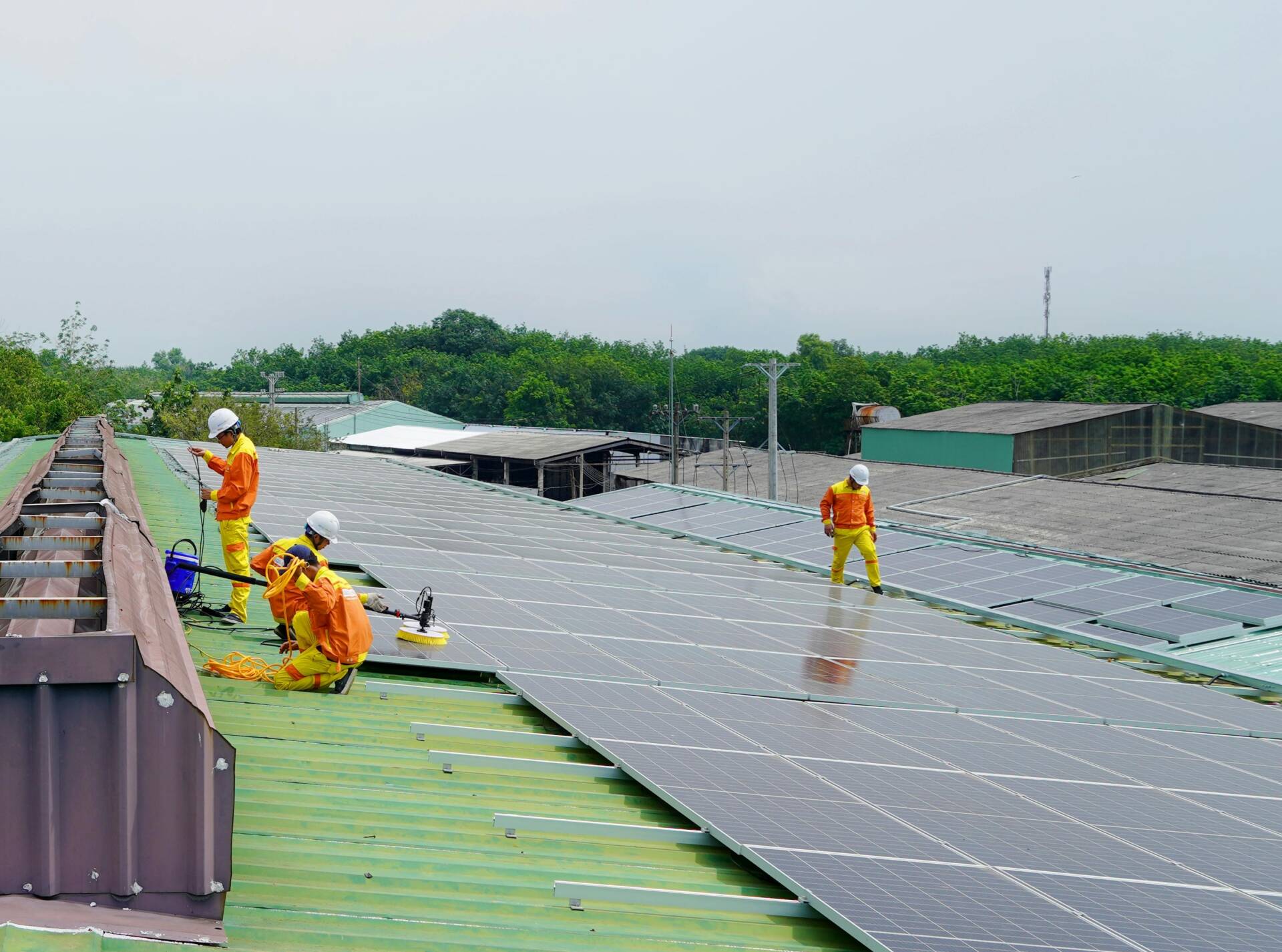 Solar power plant operations and maintenance