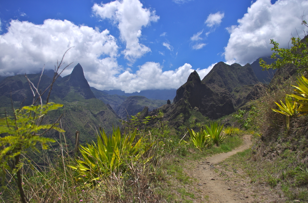 Reunion Island clouds