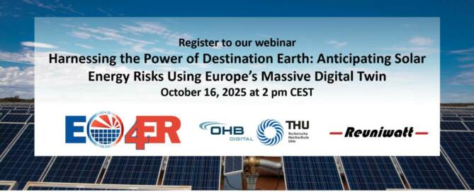 Destination Earth Digital Twin solar power