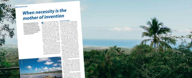 Reunion Island has long been a test bed for innovation in solar power and energy storage