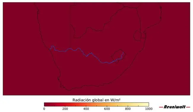 Fotovoltaica irradiación solar global Sudáfrica Irradiación solar global Sudáfrica