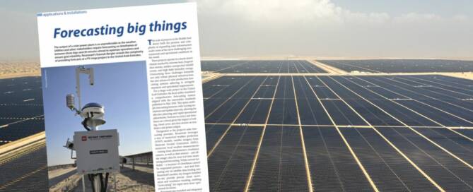 Solarstromprognosen in der Wüste