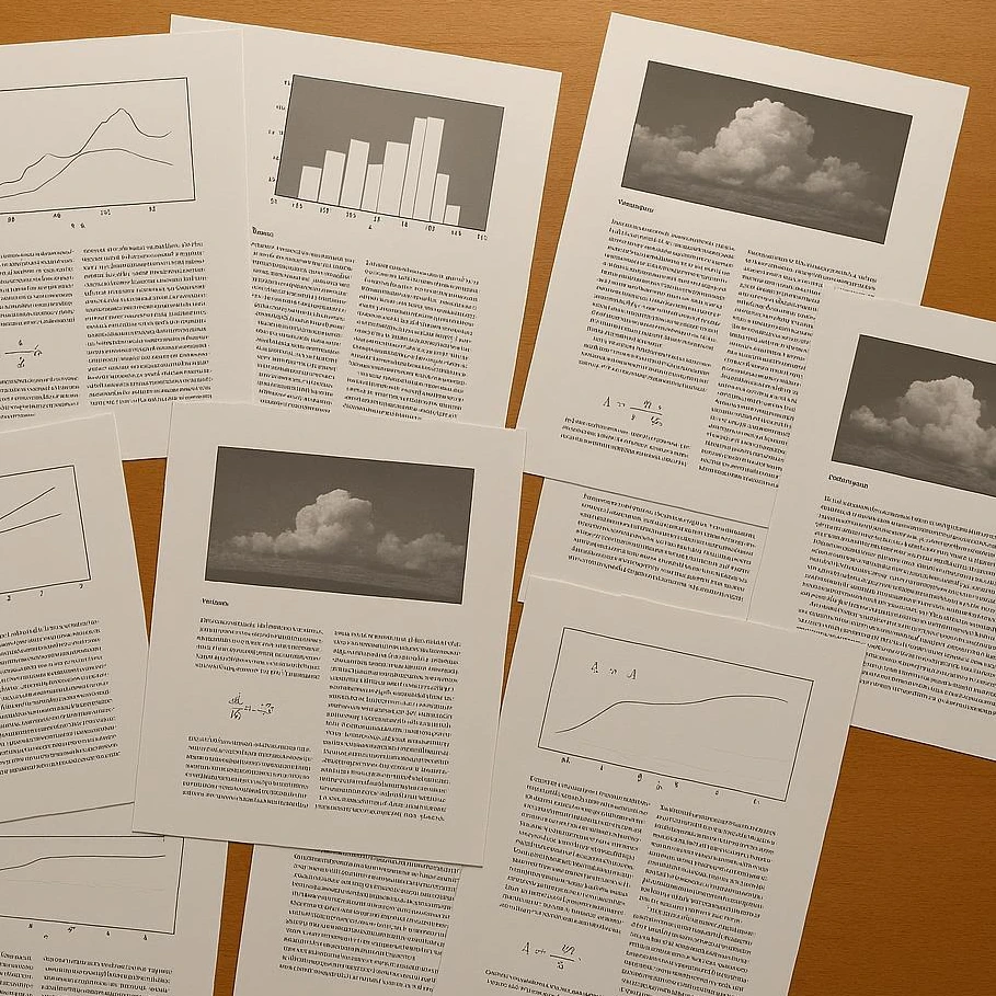 Publications scientifiques sur l'observation et la prévision des nuages